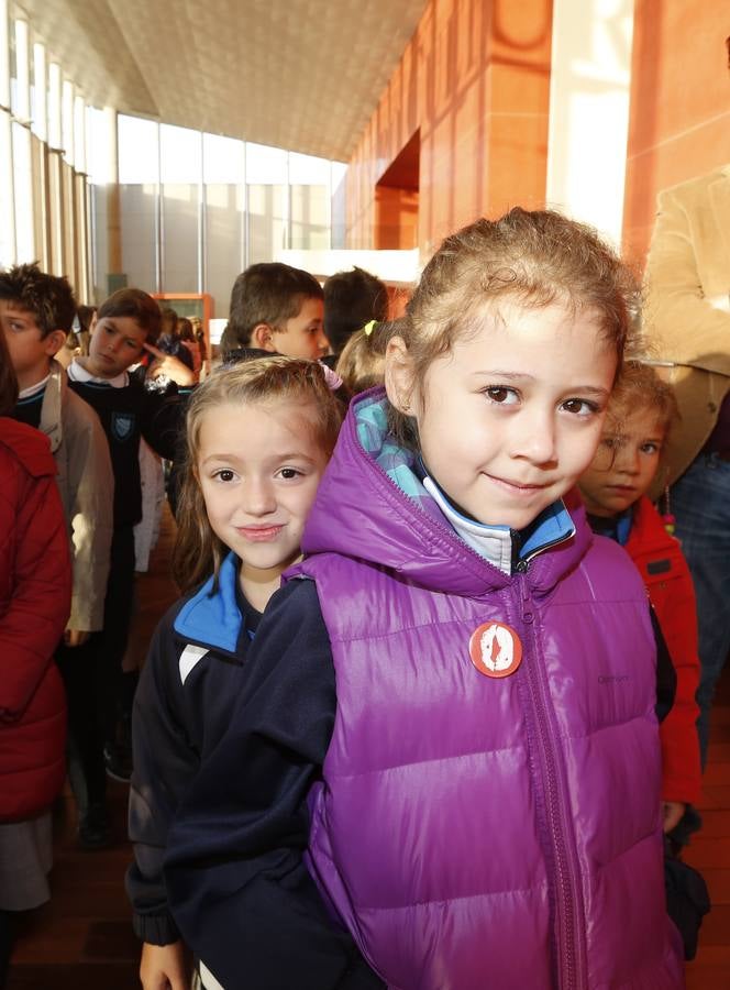 Niños de varios colegios de Valladolid participan en la sección Miniminci de la Seminci
