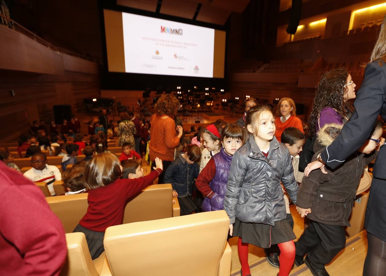 Niños de varios colegios de Valladolid participan en la sección Miniminci de la Seminci