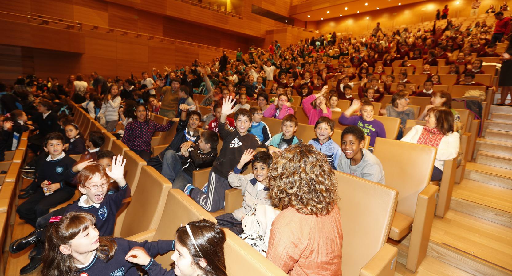 Niños de varios colegios de Valladolid participan en la sección Miniminci de la Seminci