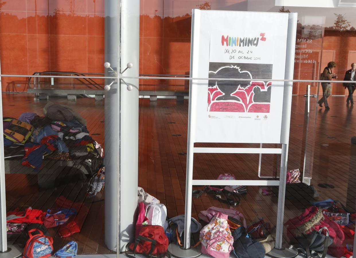 Niños de varios colegios de Valladolid participan en la sección Miniminci de la Seminci