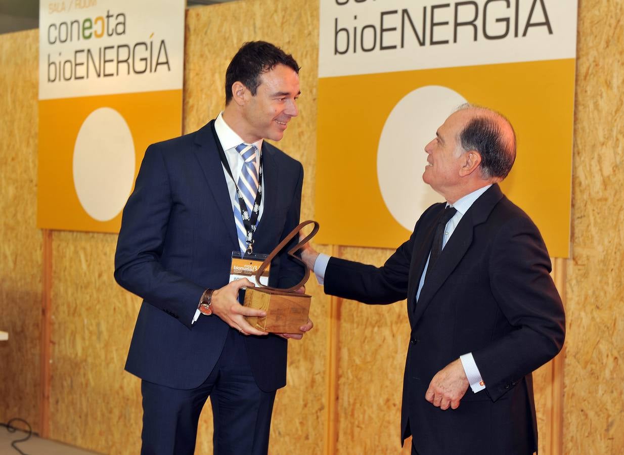 Inauguración de la feria Expobiomasa 2014 en Valladolid