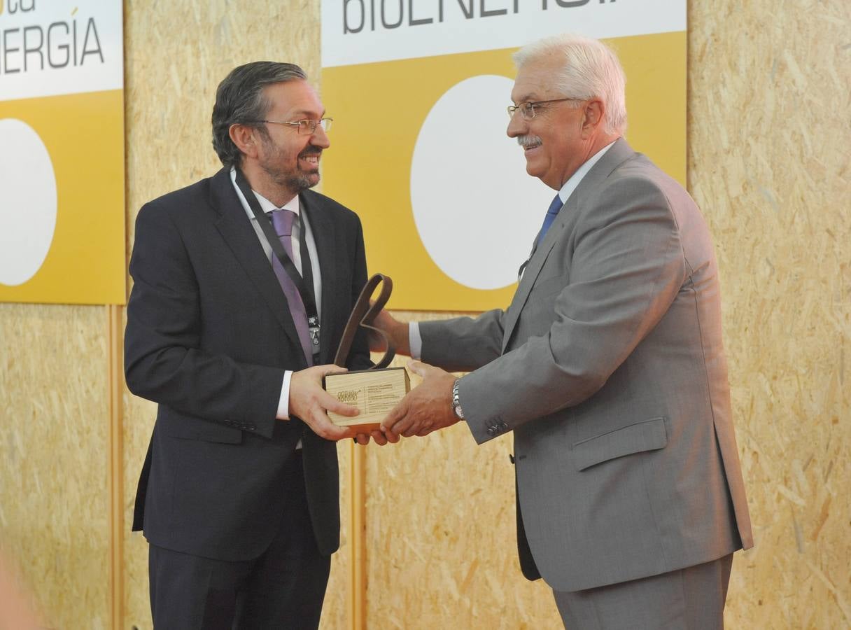 Inauguración de la feria Expobiomasa 2014 en Valladolid