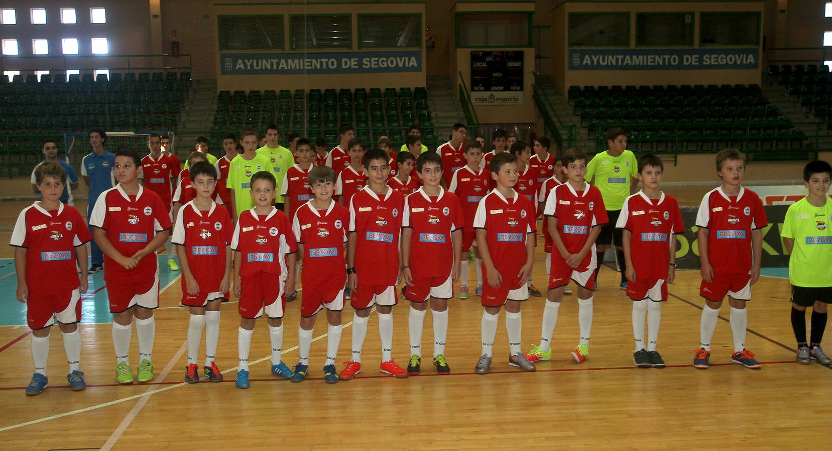 Presentación de la cantera del Segovia Futsal