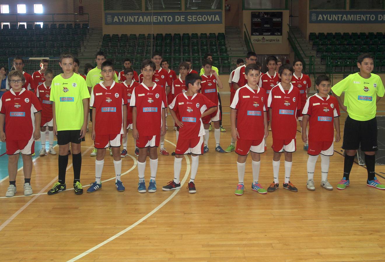 Presentación de la cantera del Segovia Futsal