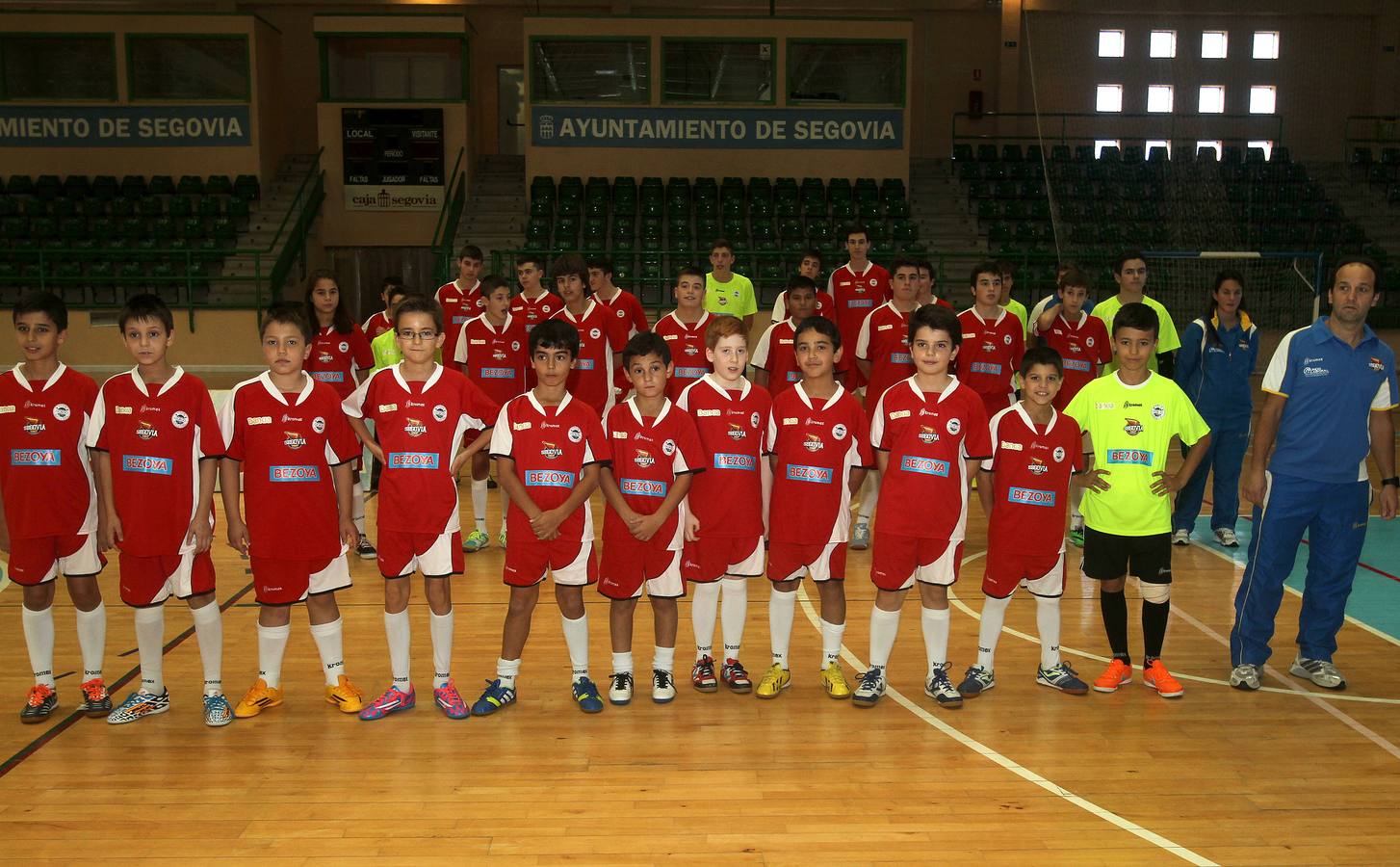 Presentación de la cantera del Segovia Futsal