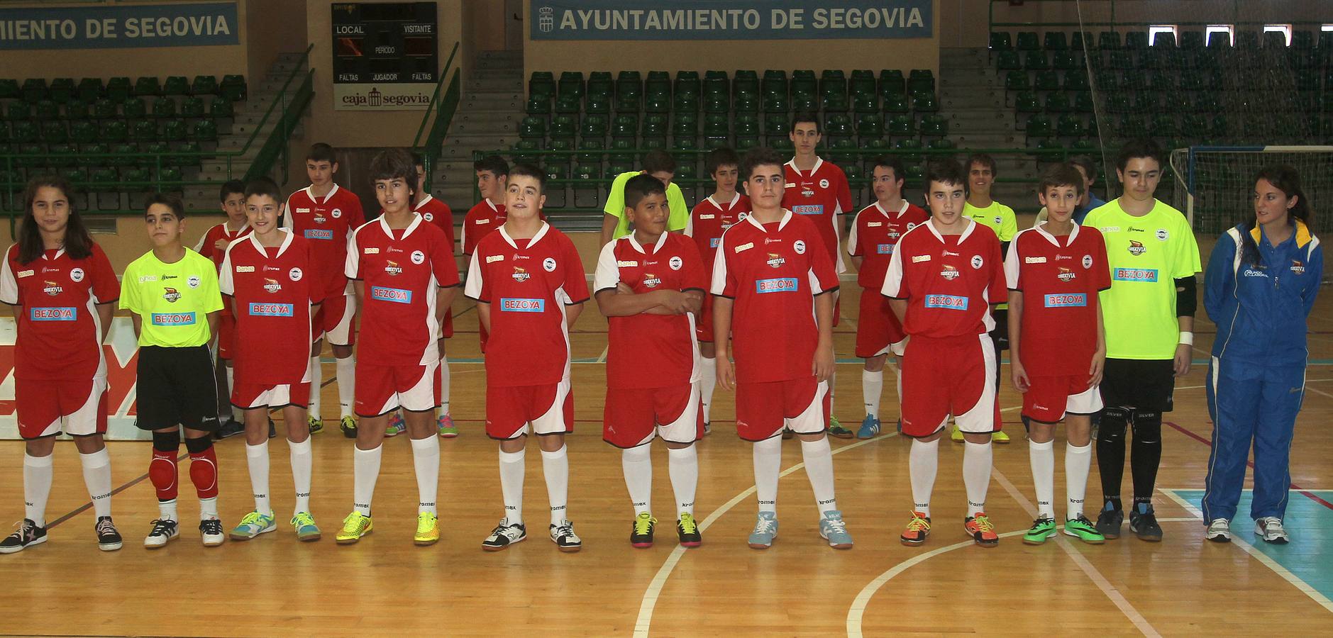 Presentación de la cantera del Segovia Futsal