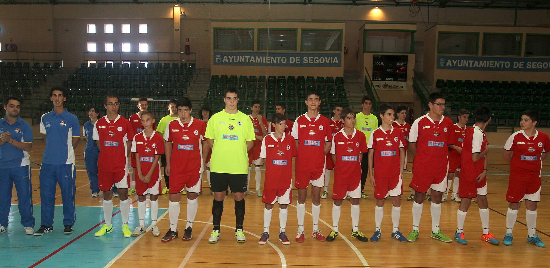 Presentación de la cantera del Segovia Futsal