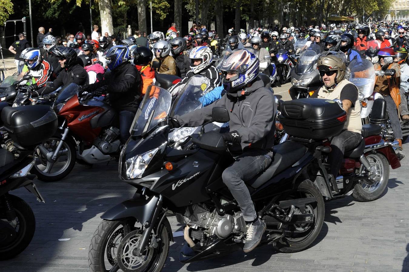 Protesta en apoyo a Pingüinos en Valladolid