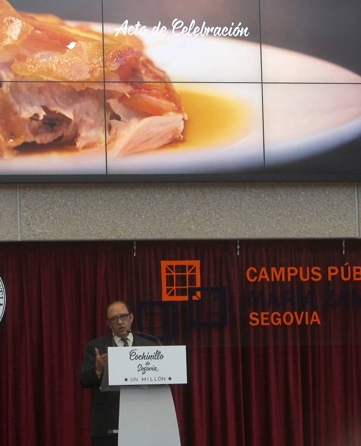 Acto de celebración del &#039;Cochinillo Un Millón&#039; en Segovia