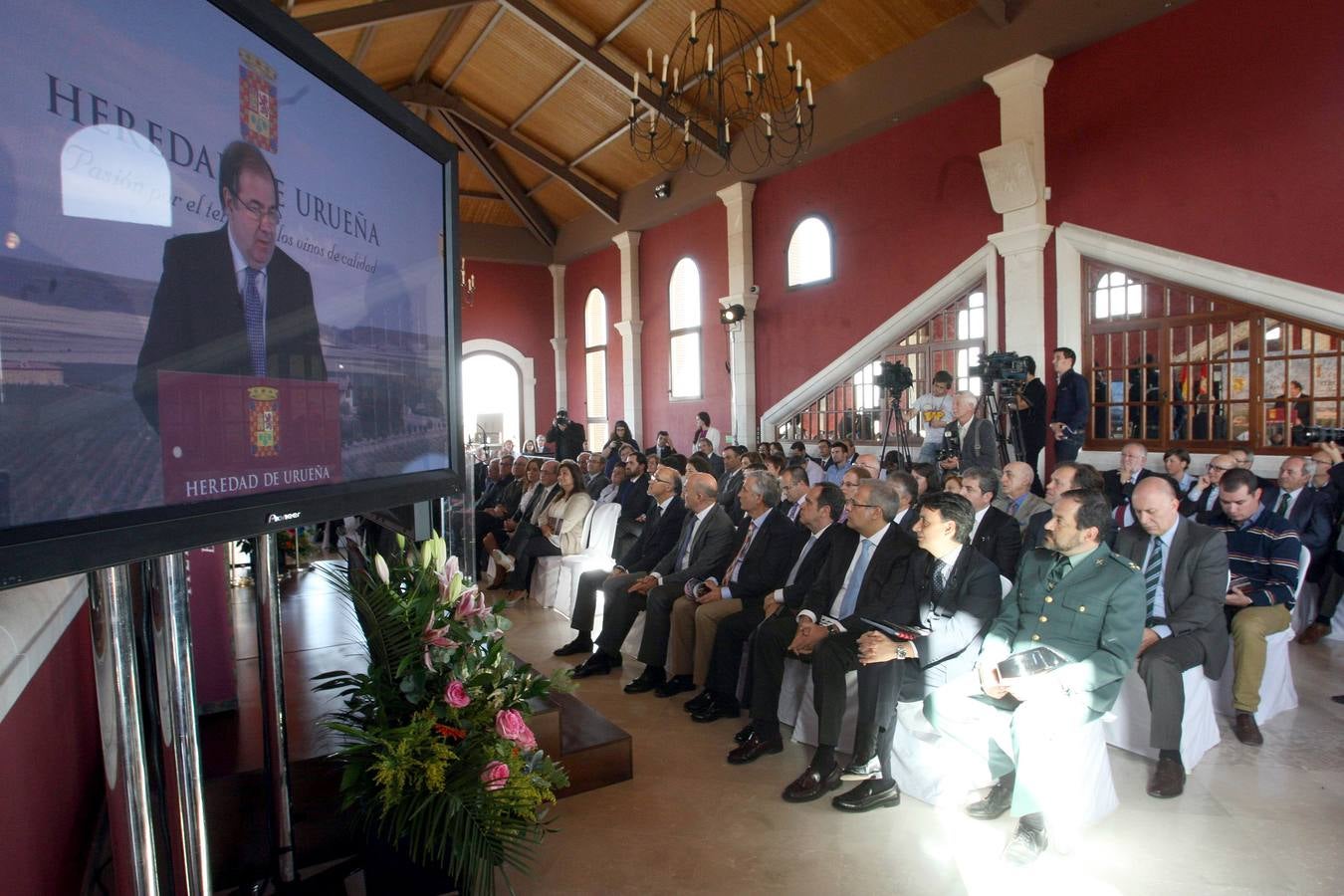 Inauguración de la bodega Heredad de Urueña (Valladolid)