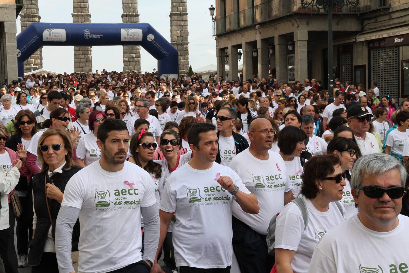 Primera Marcha contra el Cáncer de Segovia