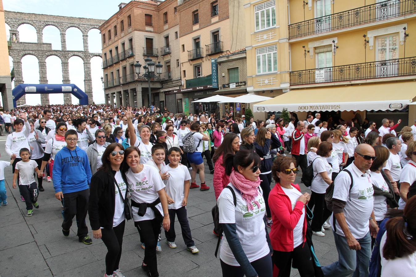 Primera Marcha contra el Cáncer de Segovia