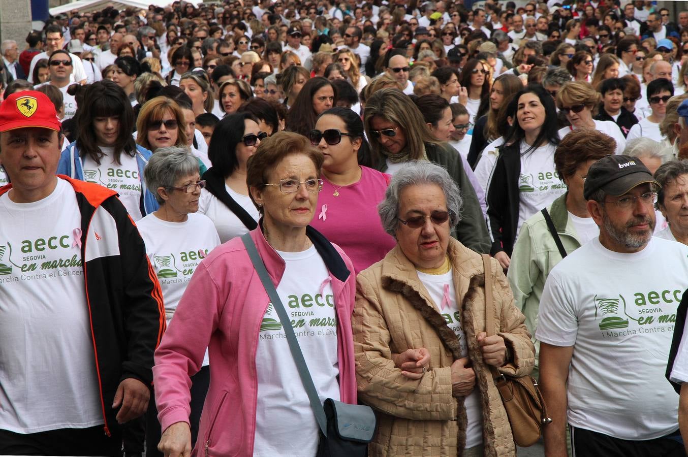 Primera Marcha contra el Cáncer de Segovia