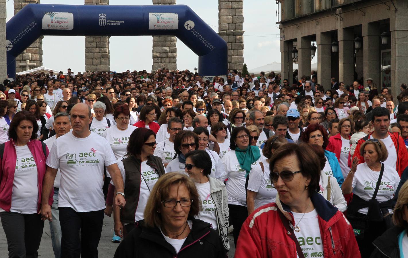 Primera Marcha contra el Cáncer de Segovia