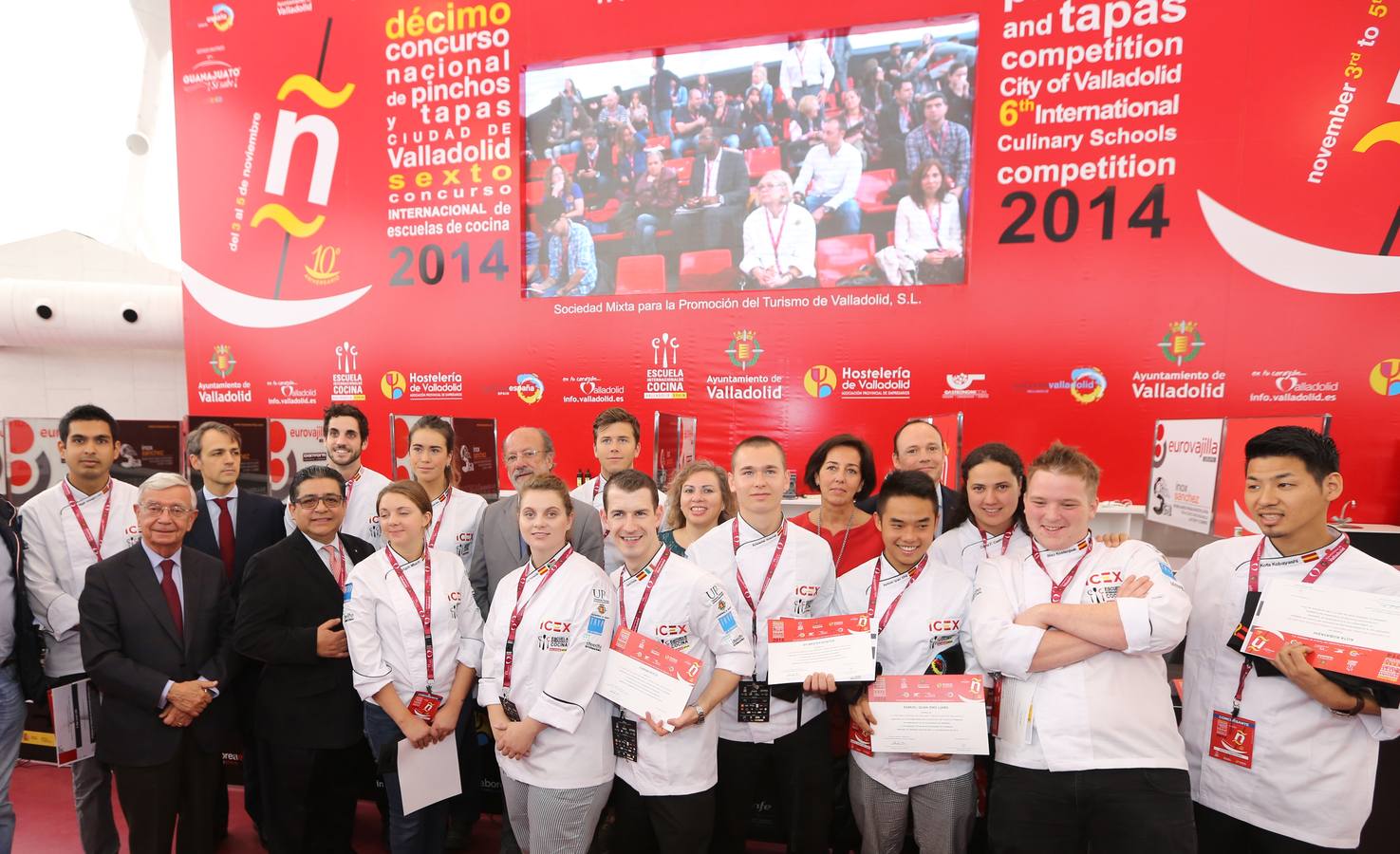 Presentación del VI Concurso Internacional de Escuelas de Cocina del mundo en la Cúpula del Milenio de Valladolid