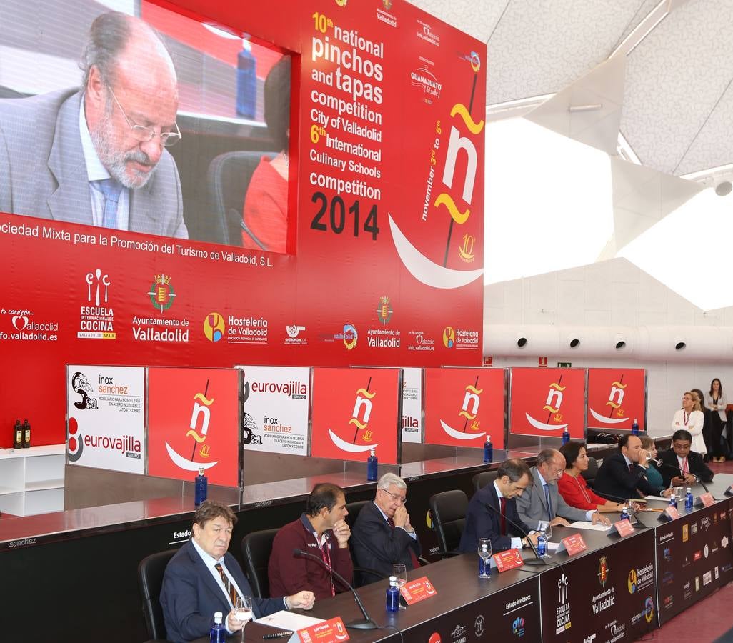 Presentación del VI Concurso Internacional de Escuelas de Cocina del mundo en la Cúpula del Milenio de Valladolid