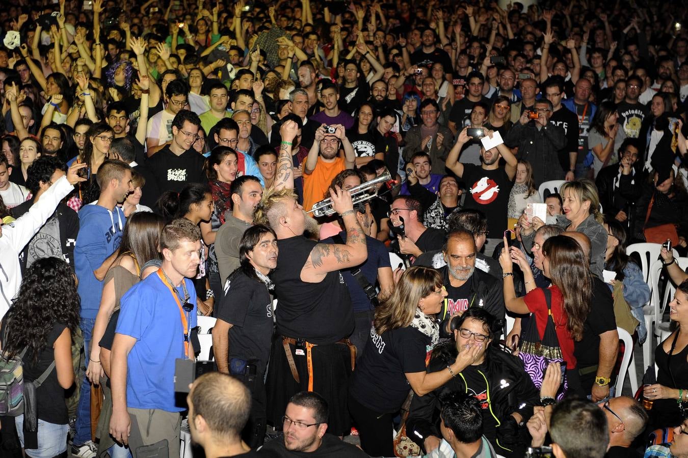 Concierto de Ska-p en el Festival Solidario de Aspaym en la Feria de Muestras de Valladolid