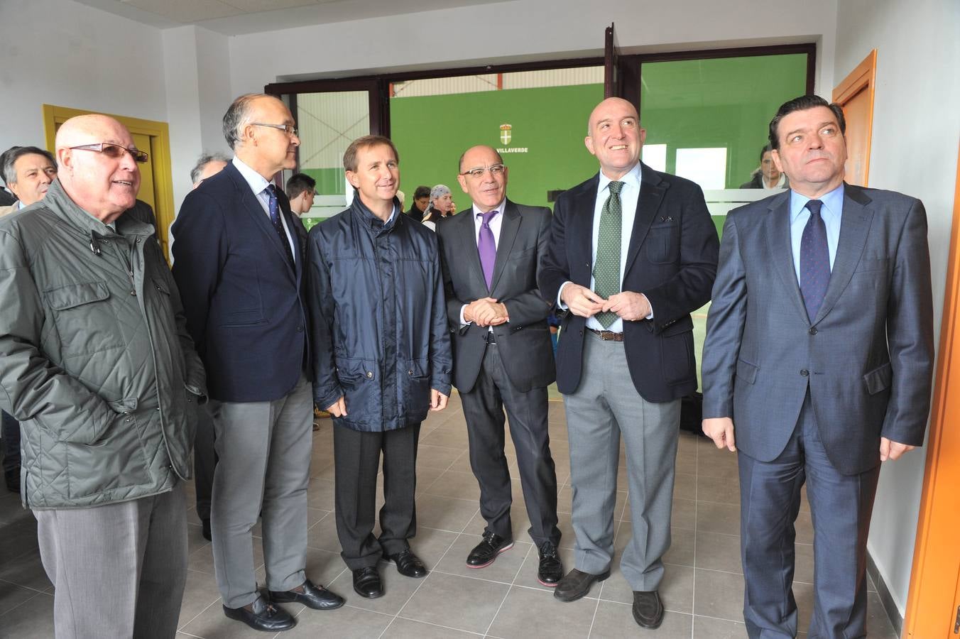 Inauguración del polideportivo multifuncional en Villaverde de Medina. Valladolid