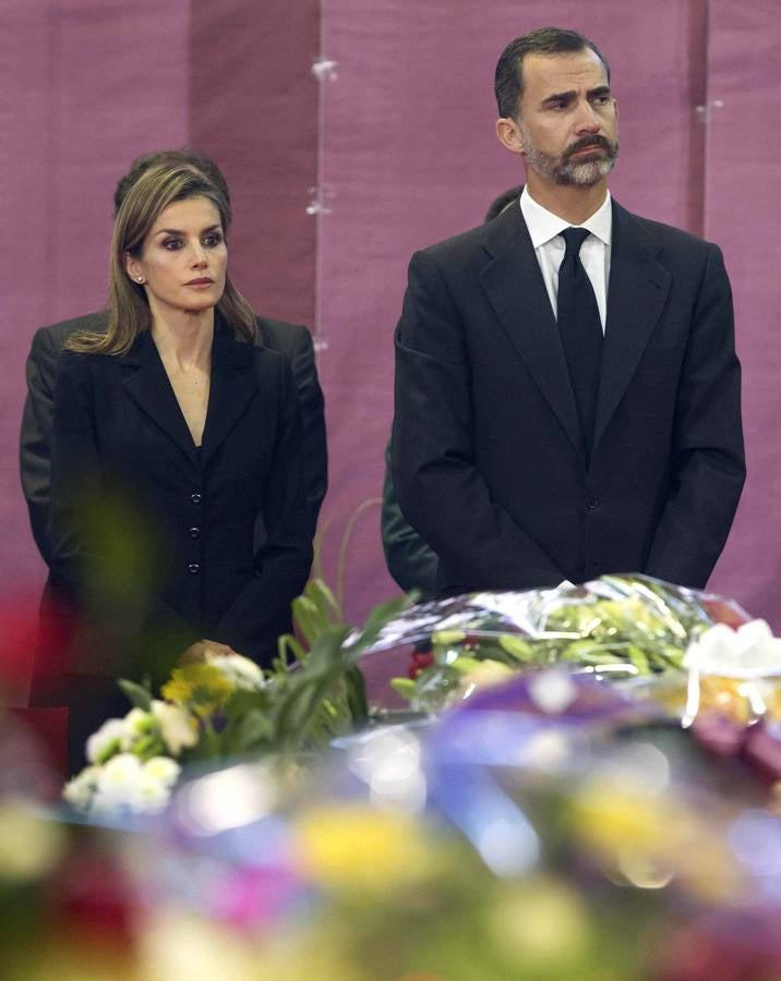 Los Reyes presiden el funeral en Bullas por las víctimas del accidente de autobús