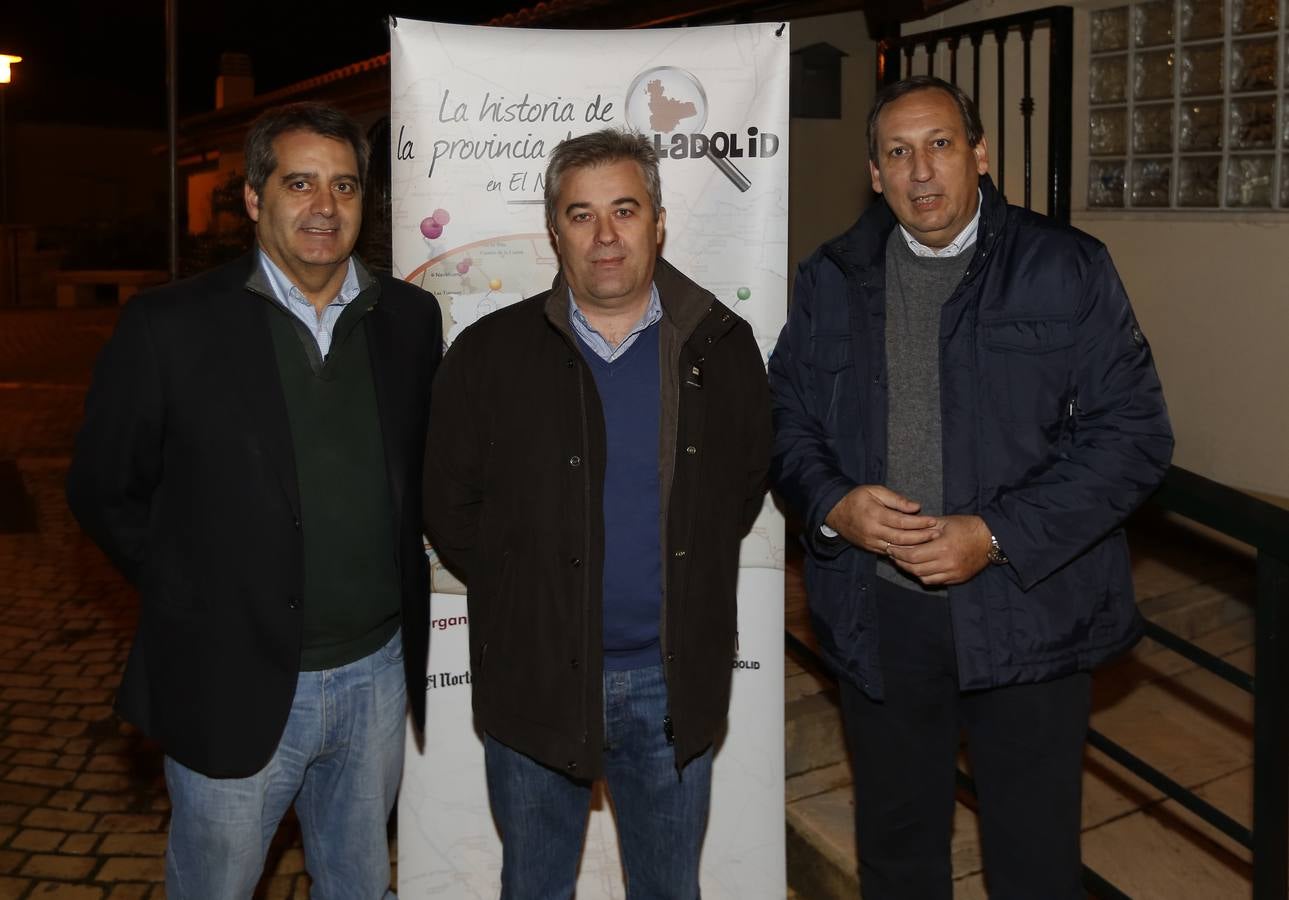 Fernando Esgueva, Indalecio Escudero y Juan Pablo Pascual, de la Diputación Provincial.