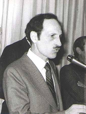 Fernando Velasco, sucesor de Martín Calero al frente de AP en abril de 1977.