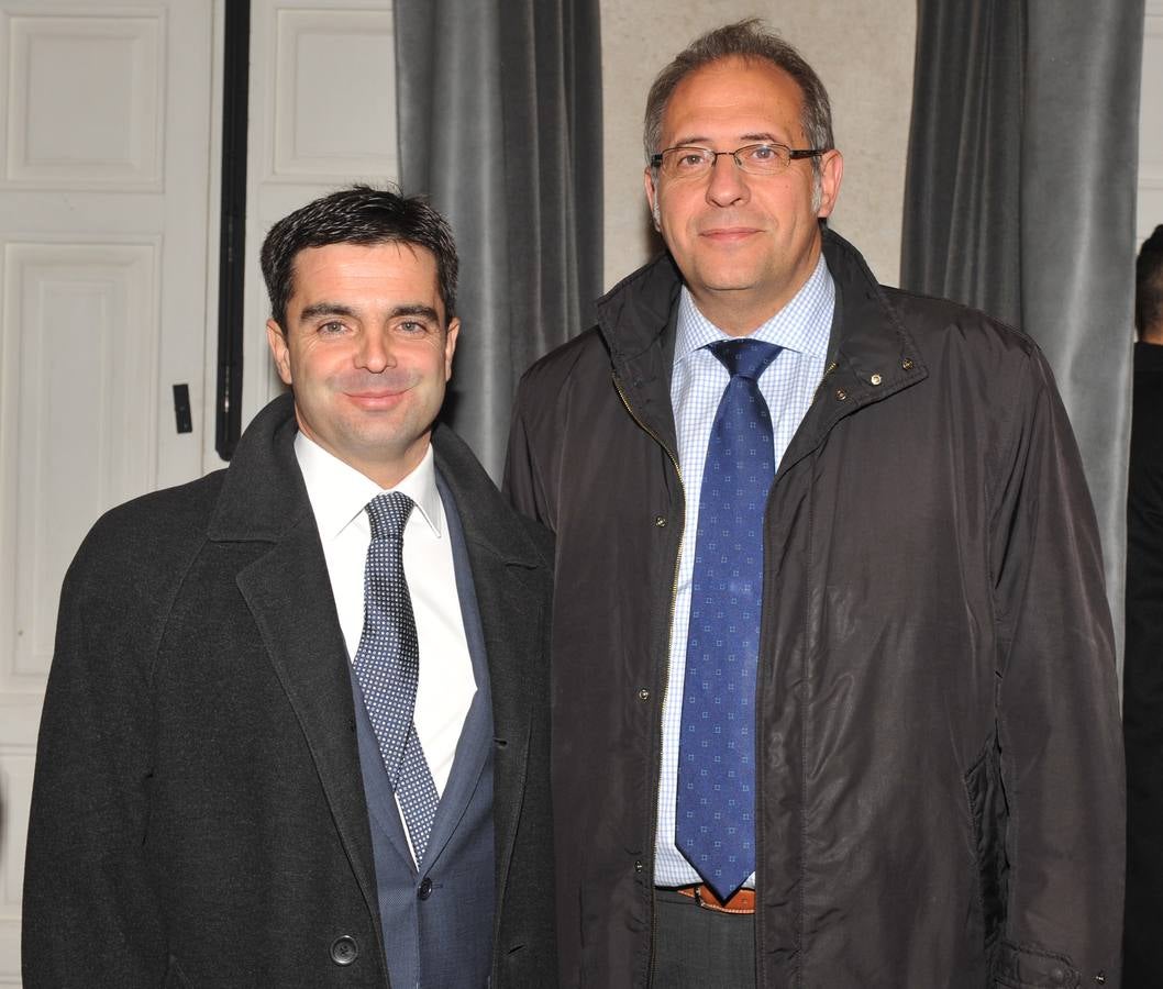 Juan Zapatero, secretario general de la Consejería de Agricultura, con José Antonio Martínez Bermejo, subdelegado del Gobierno en Valladolid.