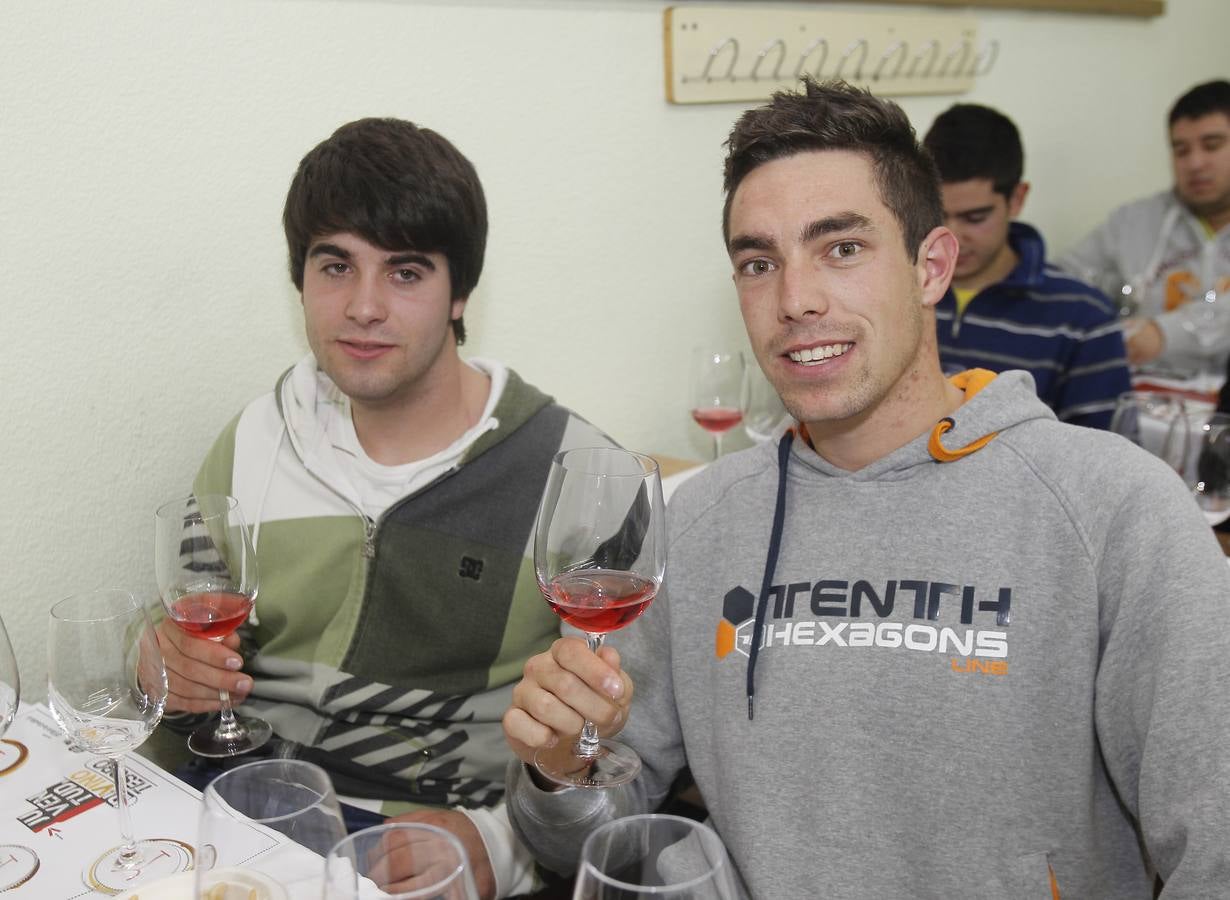 Isidro Herrero y Alejandro Palomares, también estudiantes de Viñalta.