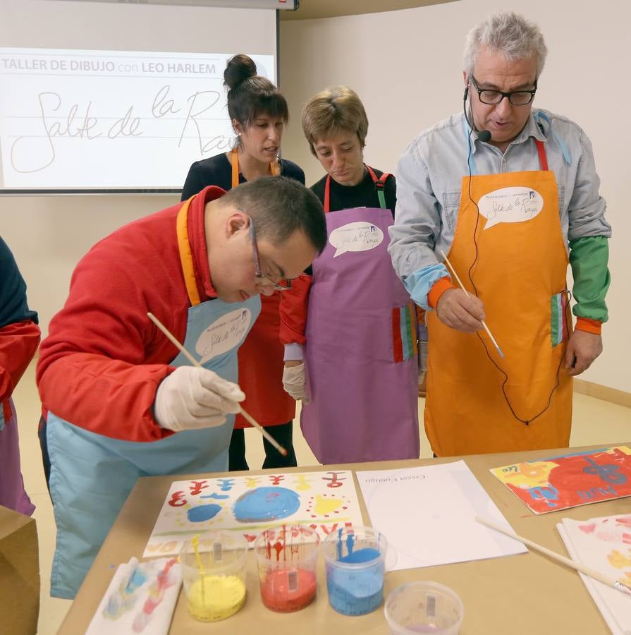 La Fundación Personas celebra un taller de dibujo con Leo Harlem