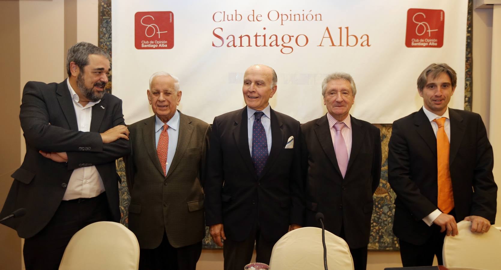 Celso Almuiña y Enrique Berzal en el Club de Opinión Santiago Alba