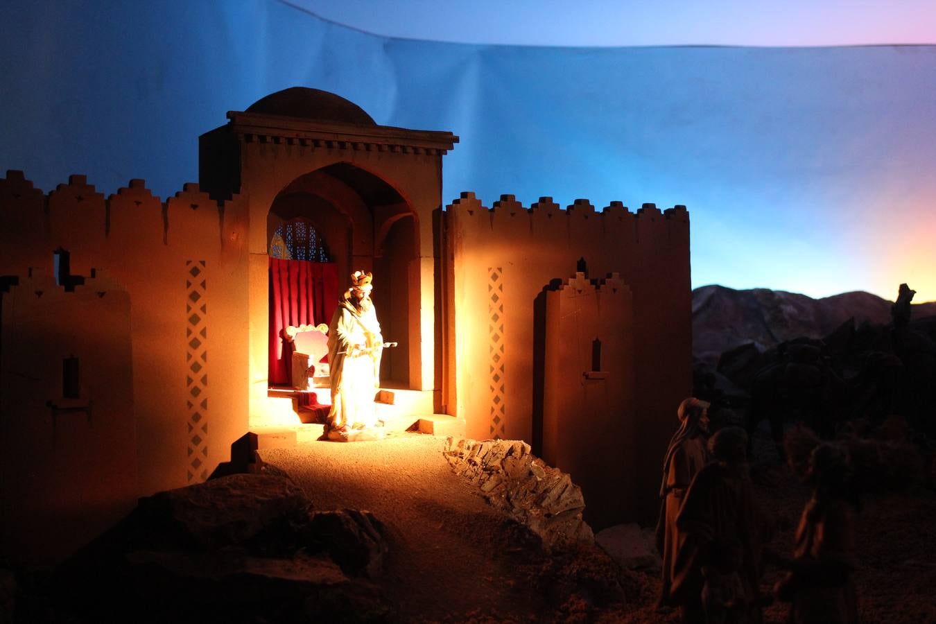 La ruta belenística &#039;El Camino que lleva a Belén&#039; llega a Viana de Cega