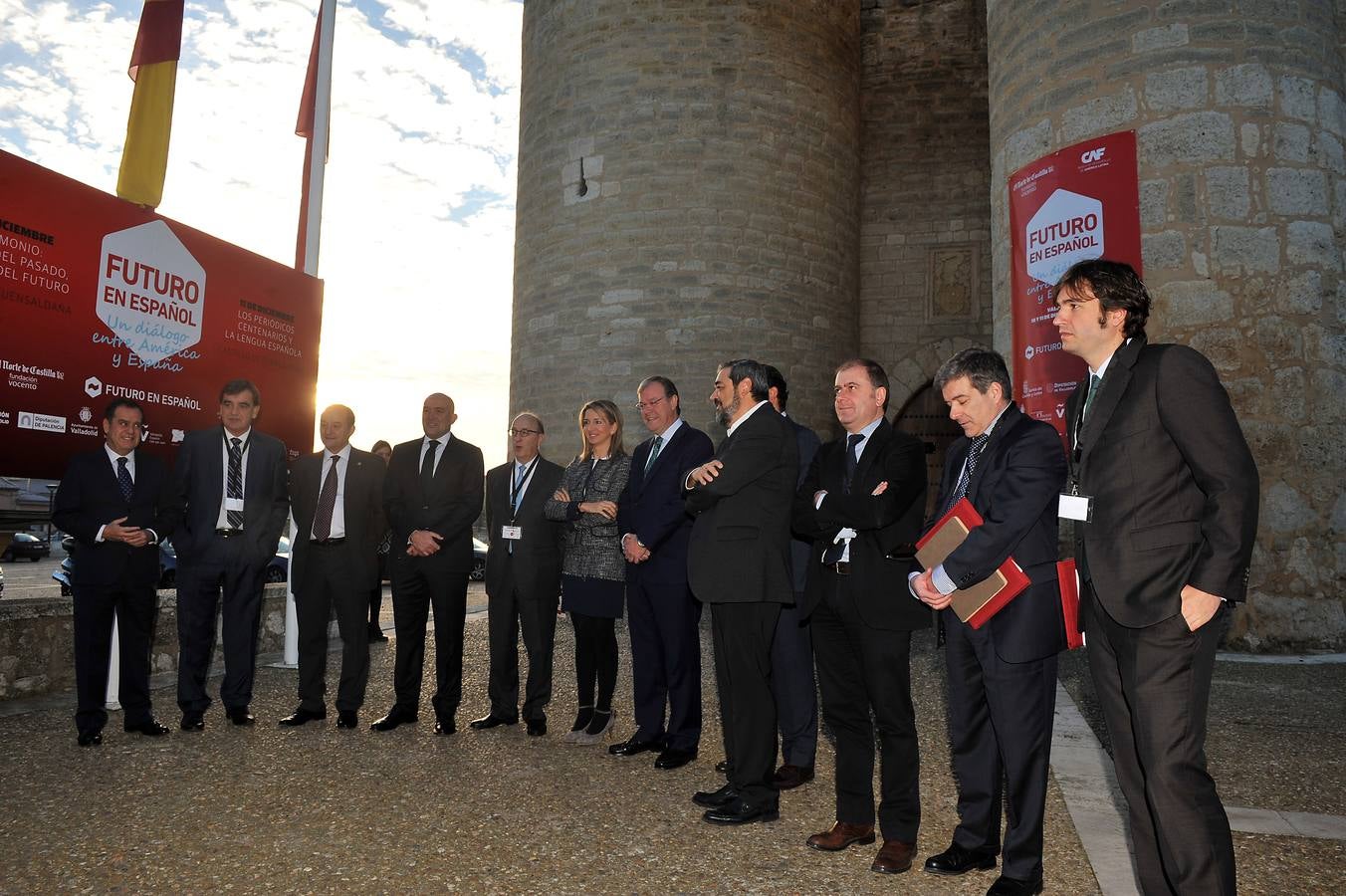 Acto inaugural de las jornadas &#039;Futuro en Español&#039; en el castillo de Fuensaldaña