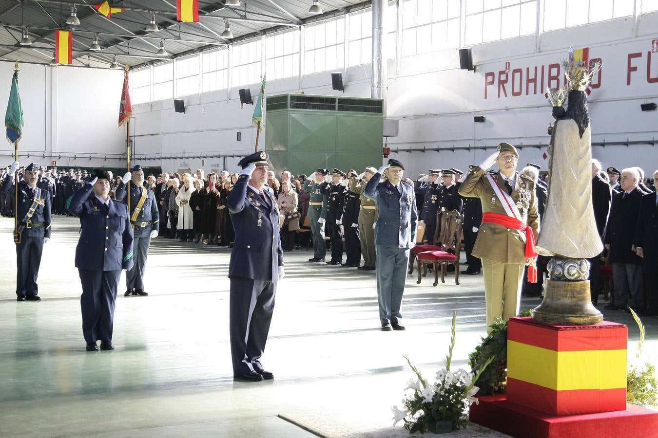 Celebración de la patrona de la Base Aérea de Matacán (Salamanca), Nuestra Señora de Loreto