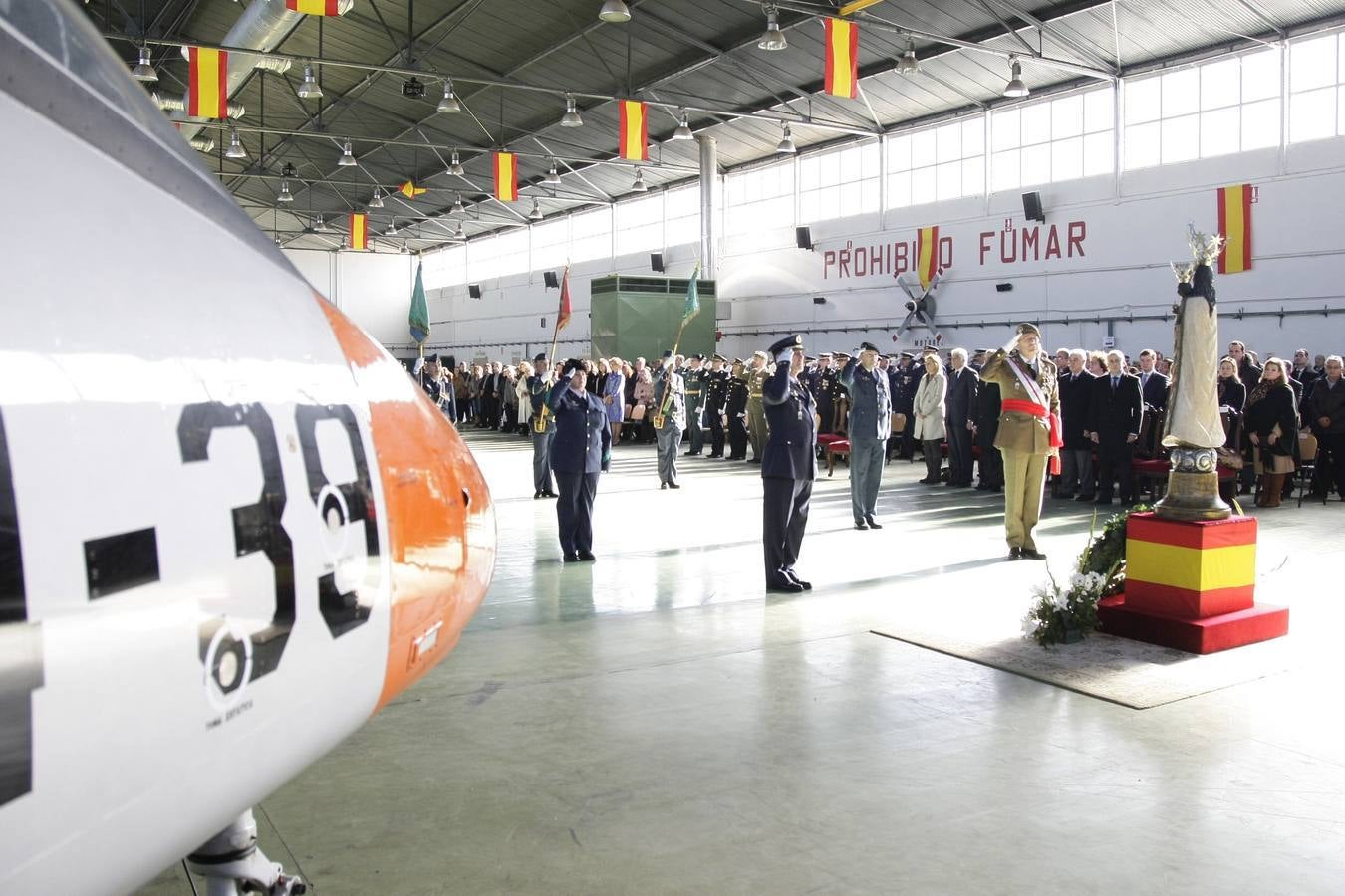 Celebración de la patrona de la Base Aérea de Matacán (Salamanca), Nuestra Señora de Loreto