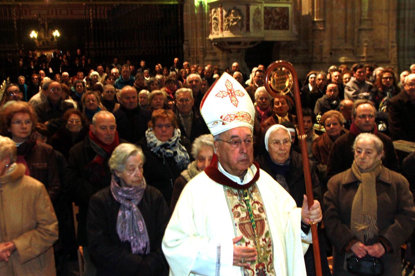 Misa de despedida del obispo emérito de Segovia en la Catedral