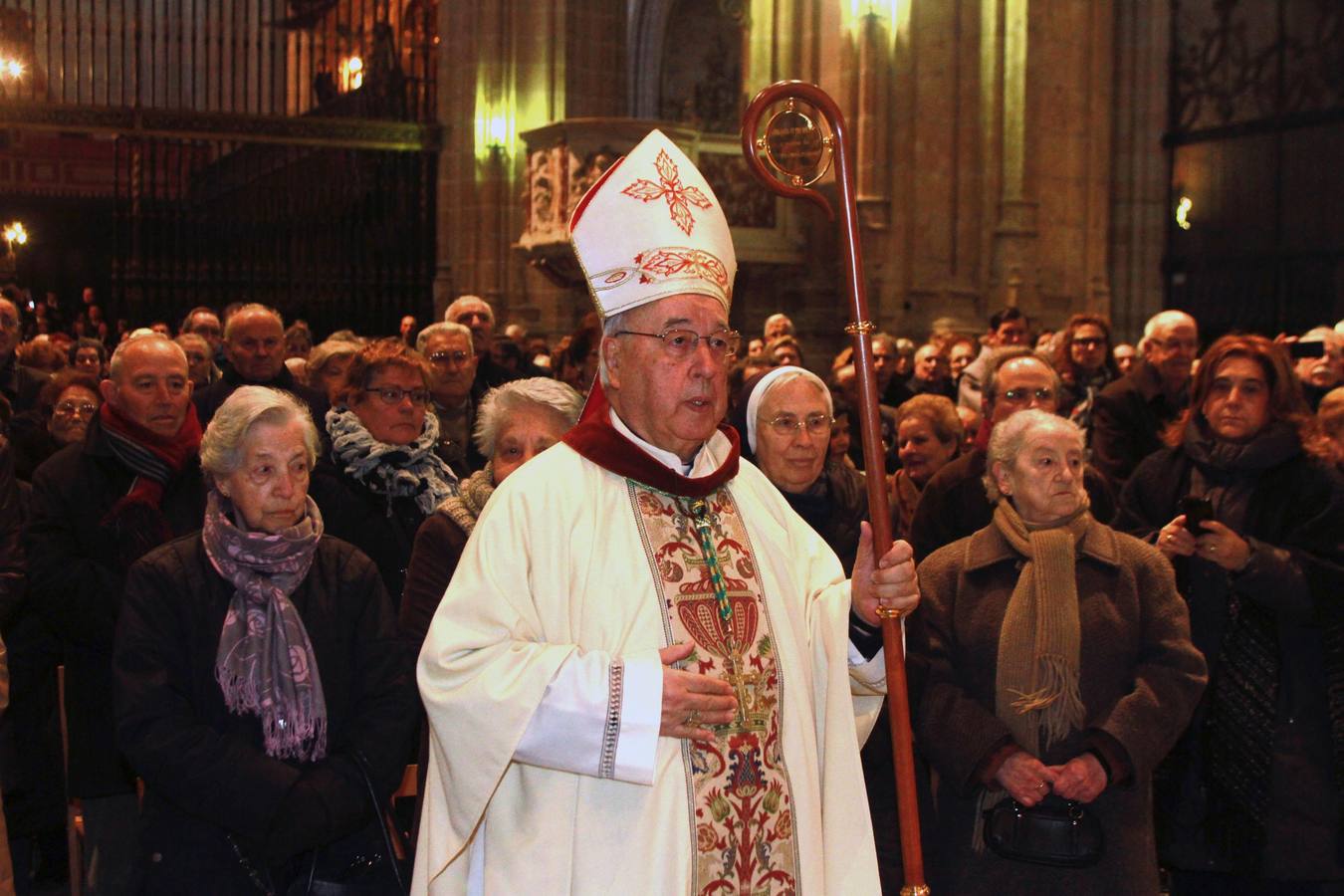 Misa de despedida del obispo emérito de Segovia en la Catedral