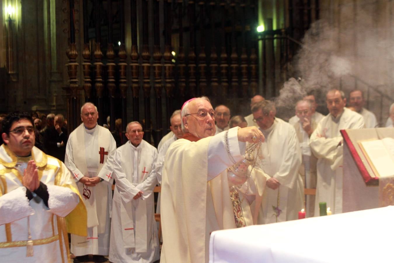 Misa de despedida del obispo emérito de Segovia en la Catedral