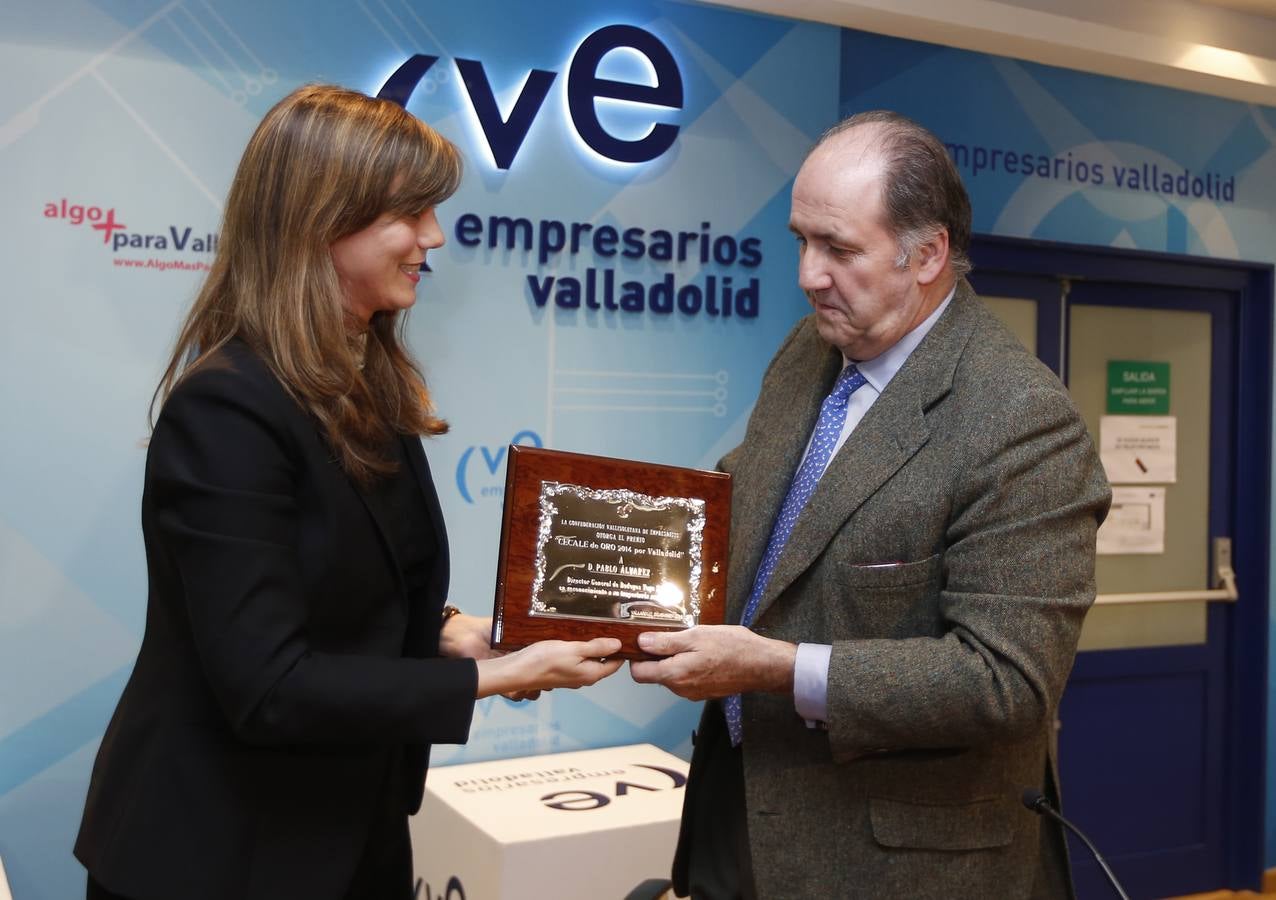 El Norte de Castilla y Vega Sicilia reciben el premio Cecale de Oro 2014