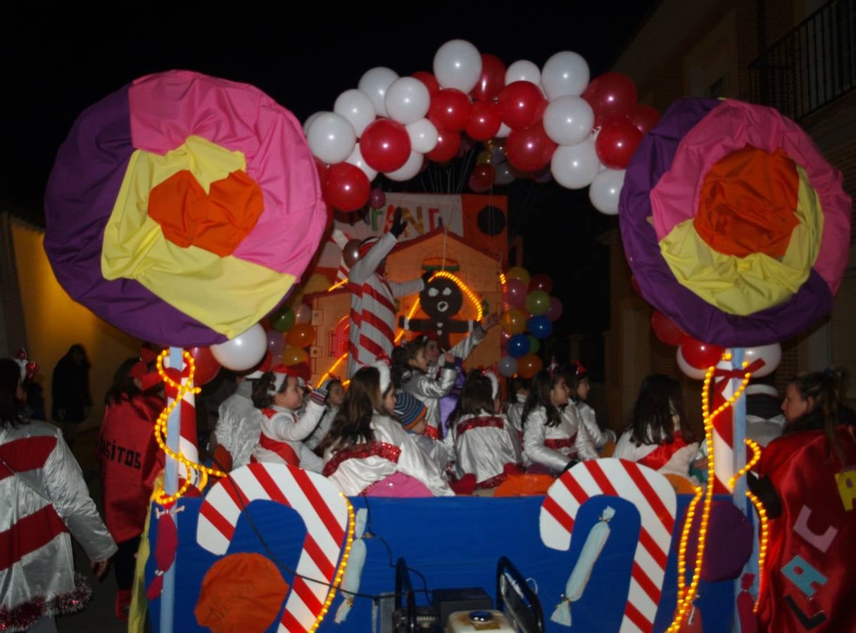 Cabalgata de los Reyes Magos en Pedrajas de San Esteban.