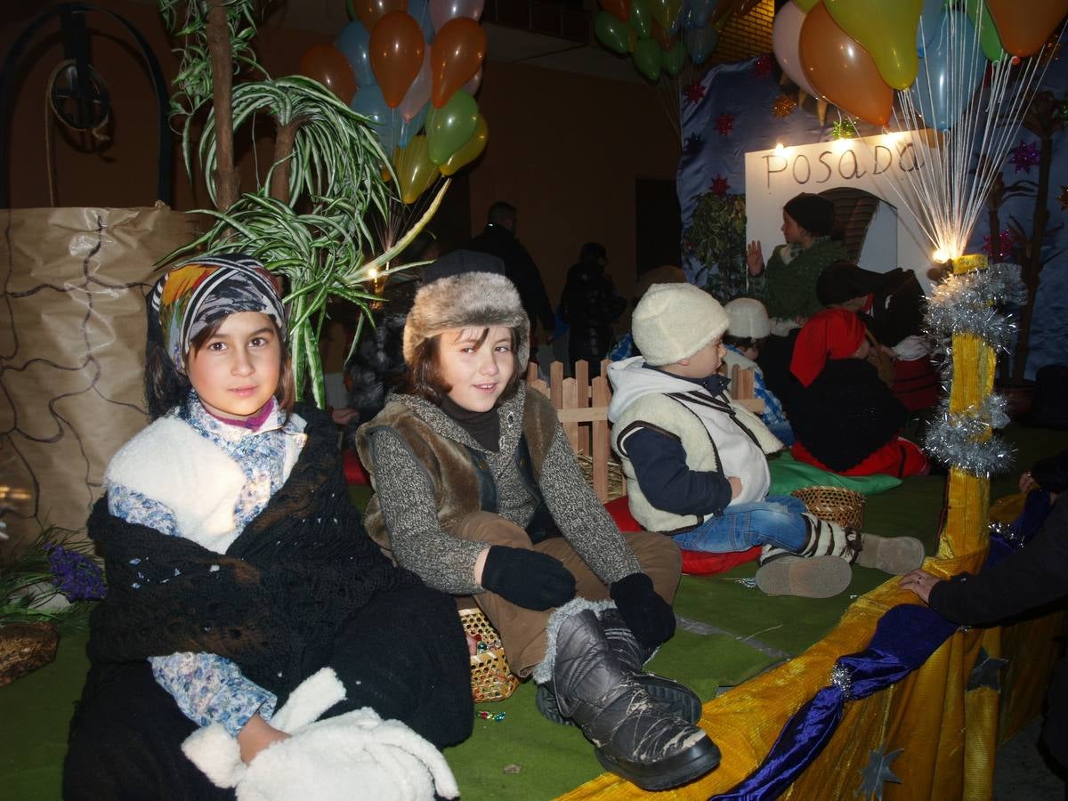 Cabalgata de los Reyes Magos en Pedrajas de San Esteban.