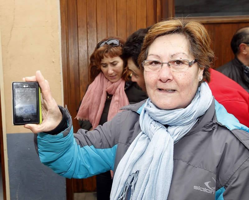 Premiados de Dueñas con el primer premio de la Lotería