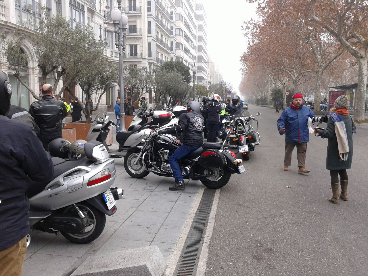 Ambiente motero en Valladolid sin Pingüinos