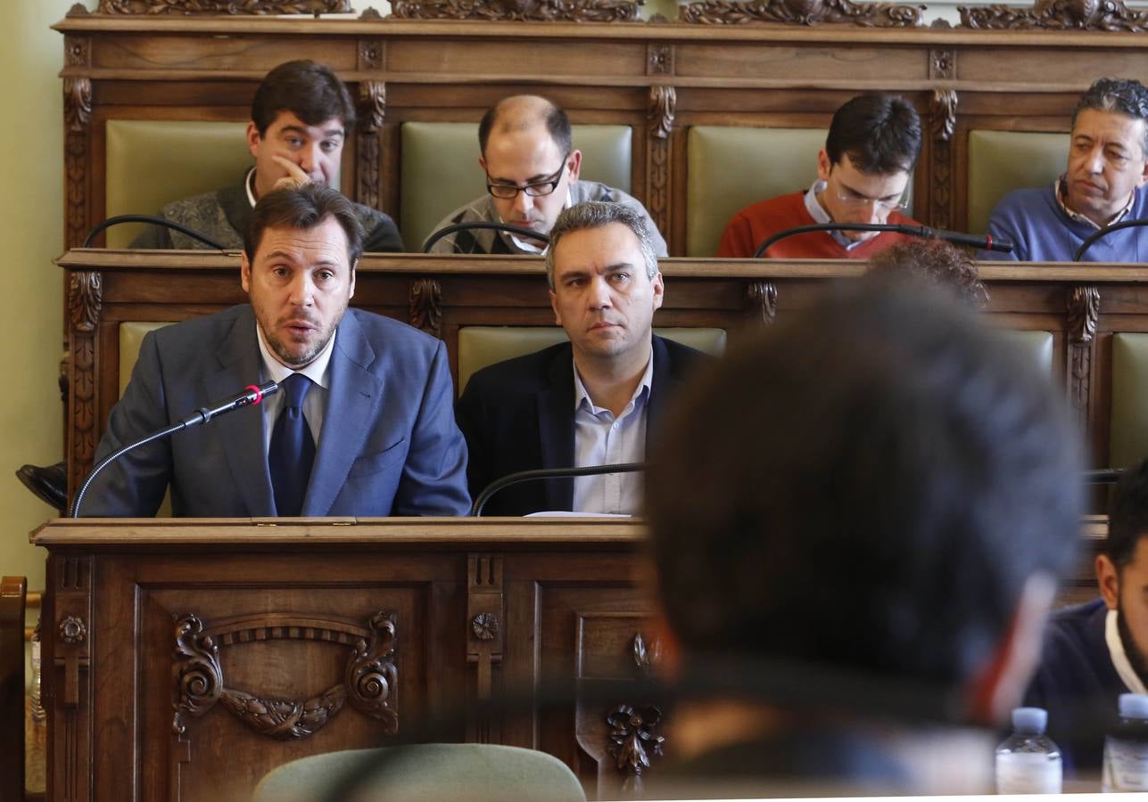 Pleno en el Ayuntamiento de Valladolid