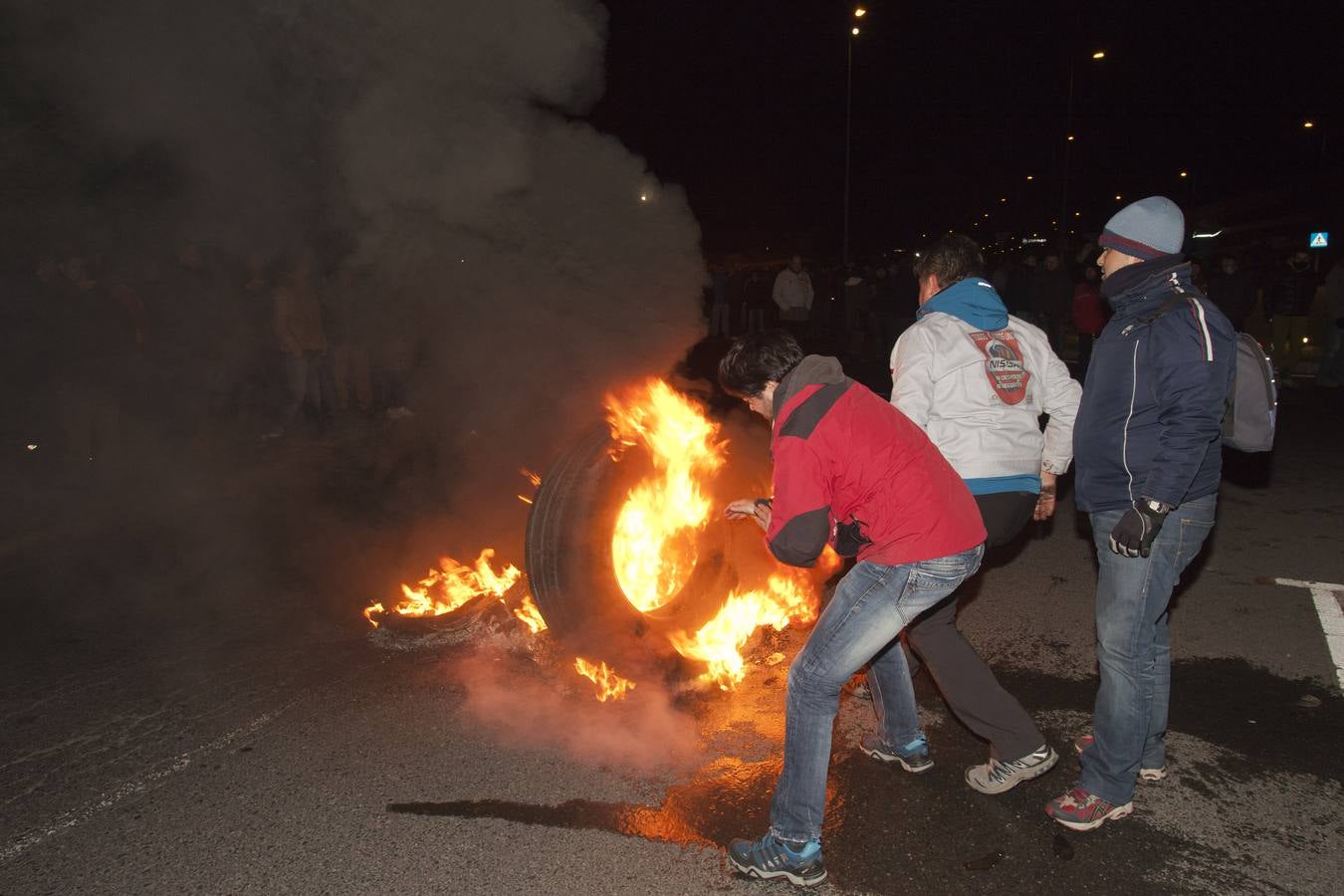 Huelga de los trabajadores de Nissan en Ávila