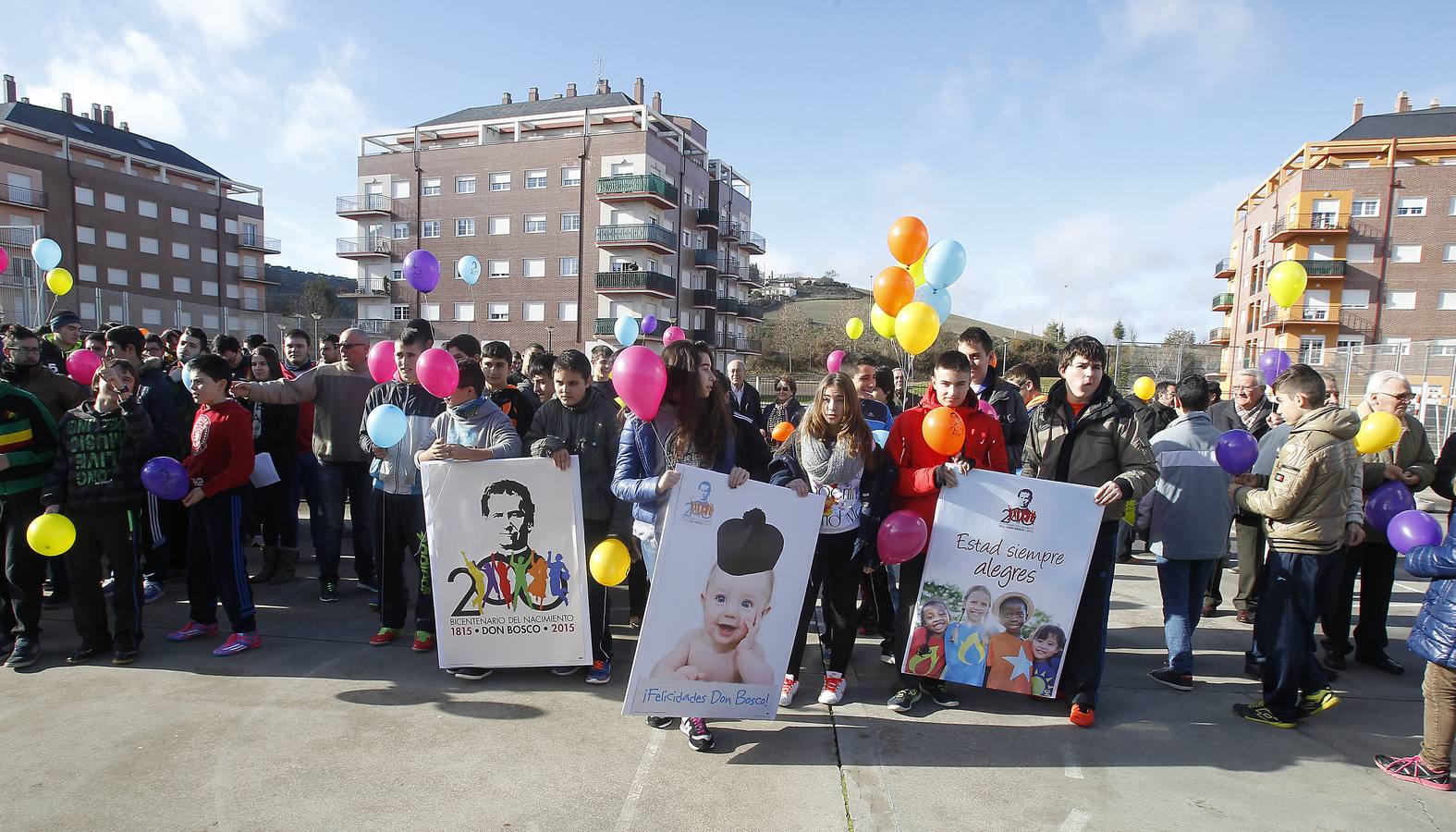 El colegio Don Bosco de Villamuriel (Palencia) celebra el bicentenario del nacimiento del fundador