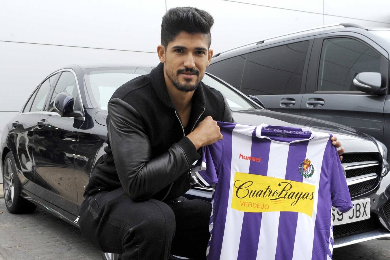 Presentación de Túlio de Melo como nuevo jugador del Real Valladolid