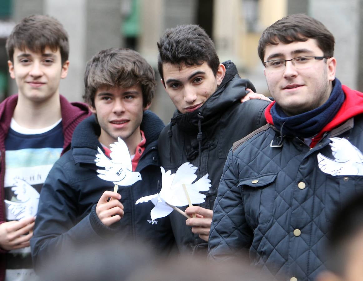 Los colegios segovianos celebran el Día de la Paz