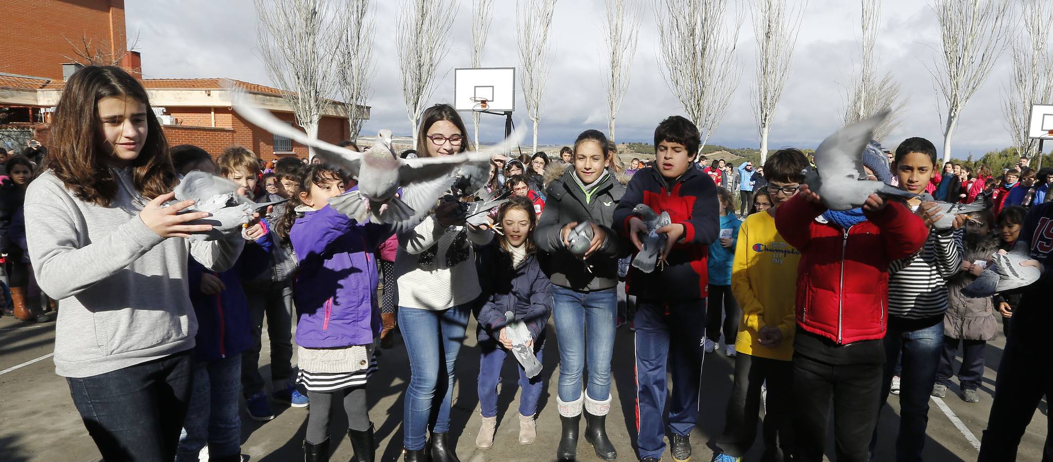 Día de la Paz en el colegio Ignacio Martín Baró.