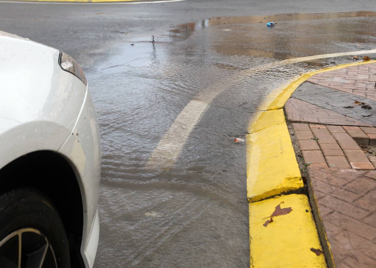 Temporal de lluvia y viento en Segovia