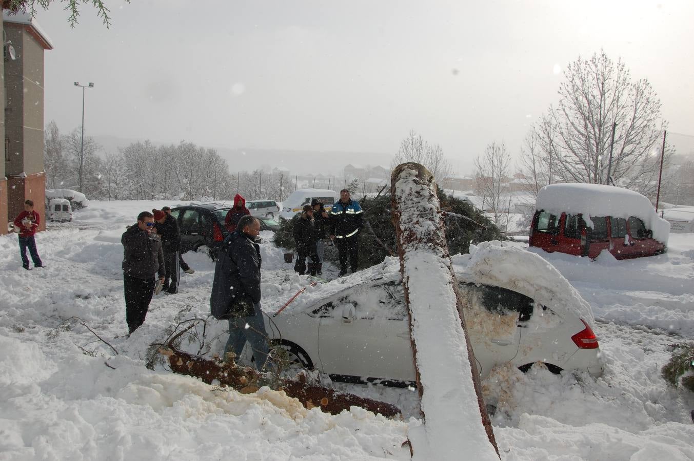 Nevada en Guardo (Palencia)