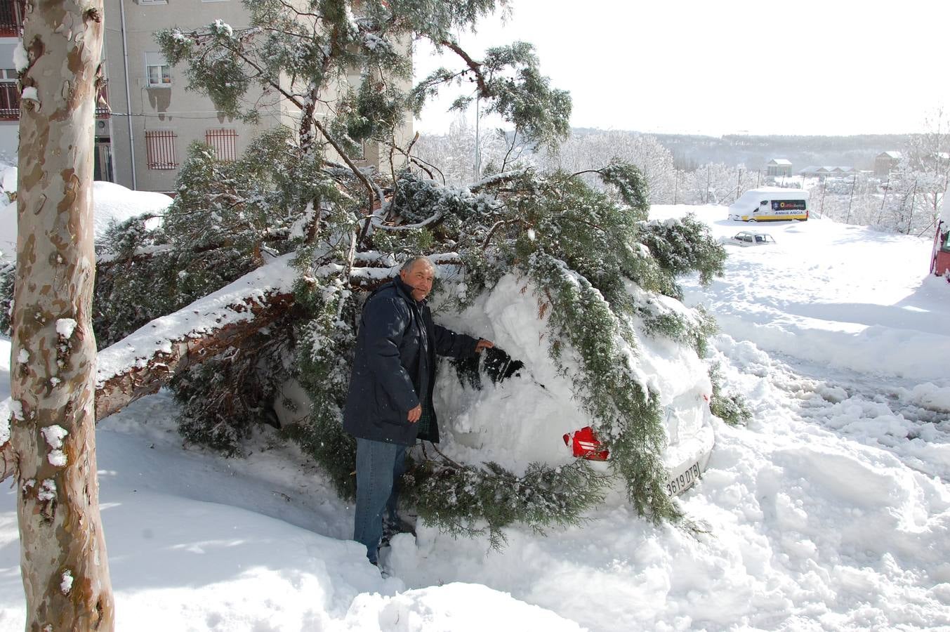 Nevada en Guardo (Palencia)